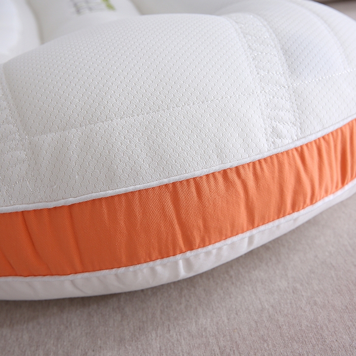 91家纺网 家纺一手货源 找家纺 天意美 2023新款决明子草本安神高弹枕头枕芯 45x72cm决明子安神枕-橙（一只）