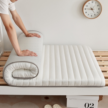 91家纺网 家纺一手货源 找家纺 （总）鑫梦莱 2025新款加厚针织棉乳胶床垫学生床垫（学生宿舍款）