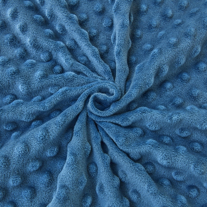 91家纺网 家纺一手货源 找家纺 家贝爱2023新款加厚宝宝绒暖豆豆床笠床罩 豆豆绒－宾利蓝