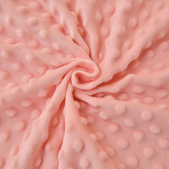 91家纺网 家纺一手货源 找家纺 家贝爱2023新款加厚宝宝绒暖豆豆床笠床罩 豆豆绒－柔粉