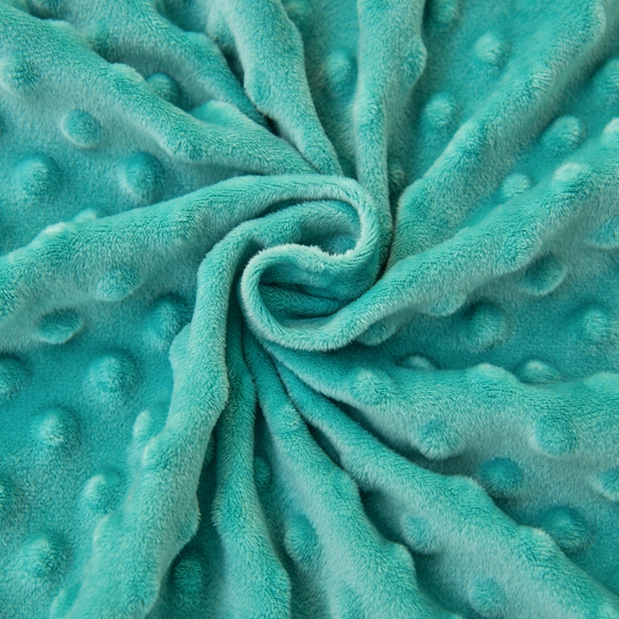 91家纺网 家纺一手货源 找家纺 家贝爱2023新款加厚宝宝绒暖豆豆床笠床罩 豆豆绒－水绿