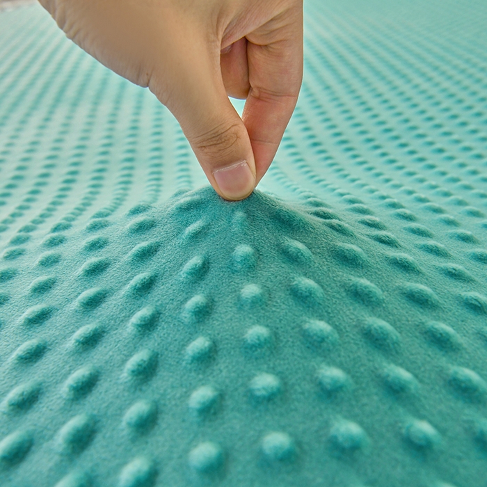 91家纺网 家纺一手货源 找家纺 家贝爱2023新款加厚宝宝绒暖豆豆床笠床罩 豆豆绒－水绿