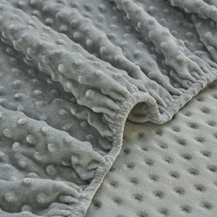 91家纺网 家纺一手货源 找家纺 家贝爱2023新款加厚宝宝绒暖豆豆床笠床罩 豆豆绒－深灰