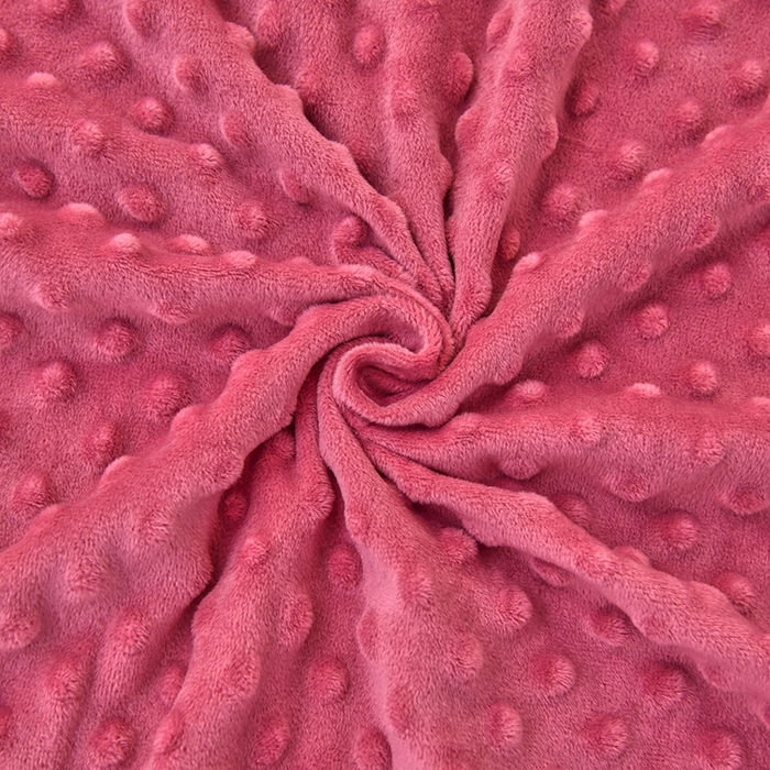 91家纺网 家纺一手货源 找家纺 家贝爱2023新款加厚宝宝绒暖豆豆床笠床罩 豆豆绒－玫瑰红