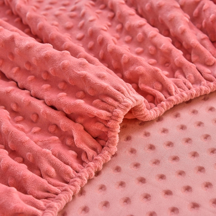 91家纺网 家纺一手货源 找家纺 家贝爱2023新款加厚宝宝绒暖豆豆床笠床罩 豆豆绒－豆沙