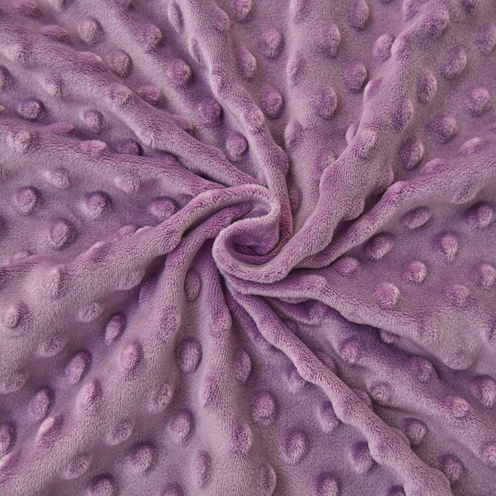 91家纺网 家纺一手货源 找家纺 家贝爱2023新款加厚宝宝绒暖豆豆床笠床罩 豆豆绒－魅紫