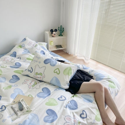 91家纺网 家纺一手货源 找家纺 （总）N先生 2023新款13372全棉印花四件套