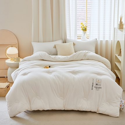 91家纺网 家纺一手货源 找家纺 （总）被窝 小棉球罗马棉剪花提花10%大豆被子被芯冬被春秋被