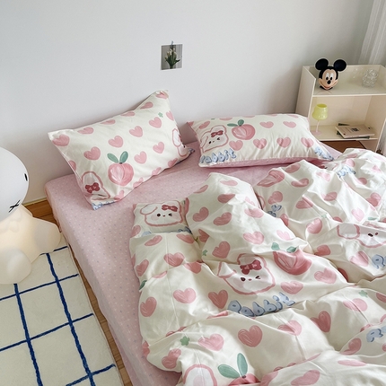 91家纺网 家纺一手货源 找家纺 （总）N先生 2023新款13372全棉印花四件套