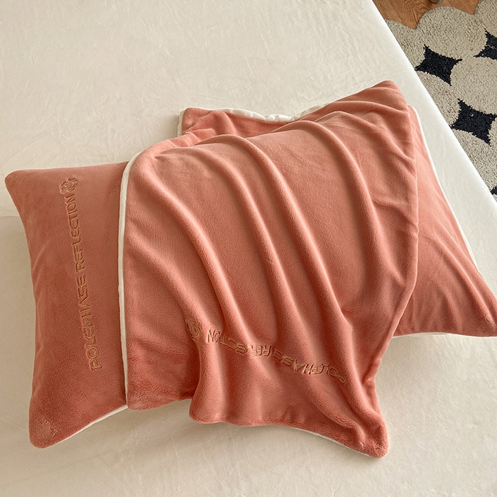 91家纺网 家纺一手货源 找家纺 澳梵 2023新款轻奢风牛奶绒刺绣四件套 爱玛橙