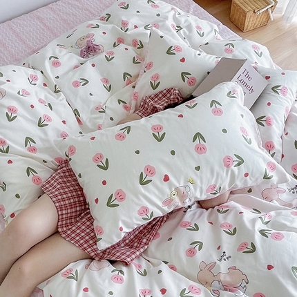 91家纺网 家纺一手货源 找家纺 （总）N先生 2023新款13372全棉印花四件套