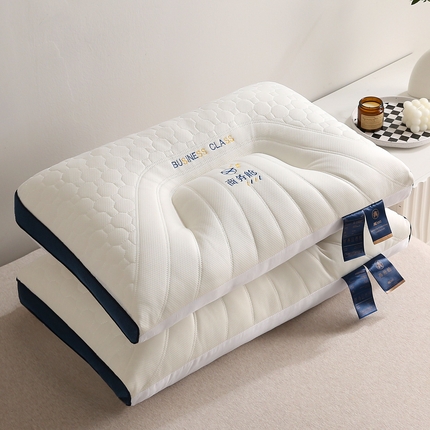 91家纺网 家纺一手货源 找家纺 天意美 2023新款-高弹星空舱护颈锥枕头枕芯 45x72cm商务舱（一只）