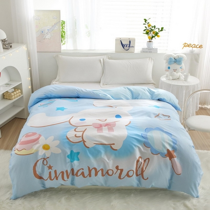 蘭菲2023新款全棉印染三丽鸥全棉大版卡通四件套-被套 果果