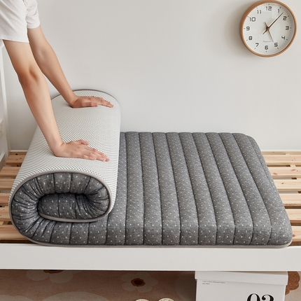 91家纺网 家纺一手货源 找家纺 （总）鑫梦莱 2025新款加厚针织棉乳胶床垫学生床垫（学生宿舍款）