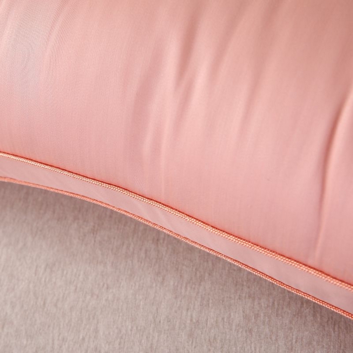 91家纺网 家纺一手货源 找家纺 天意美 2023新款-字母燕窝蛋白枕头枕芯 48x74cm燕窝蛋白字母-粉（一只）