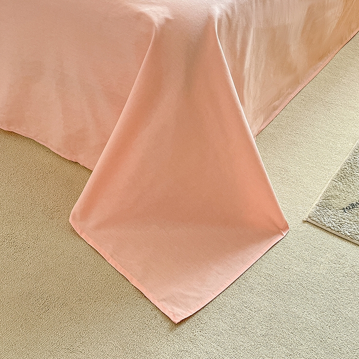 91家纺网 家纺一手货源 找家纺 琪格格纺织 2023新款A类全棉色织三层纱四件套-爱在春秋系列 爱在春秋-粉