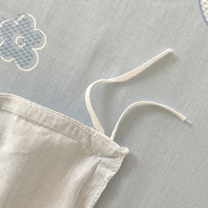 91家纺网 家纺一手货源 找家纺 昔可家纺 2023新款少女粉渐变色上下铺全棉四件套 森系花园兔