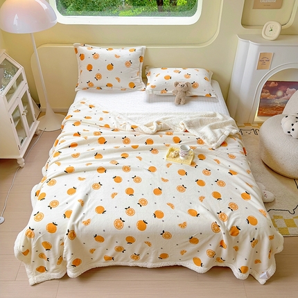 沐慕 2023新款毛毯 小橙子