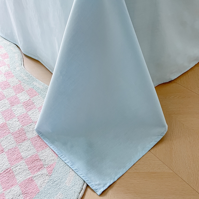 91家纺网 家纺一手货源 找家纺 慕尚2025华夫格全棉米奇毛巾绣四件套 米奇 白蓝