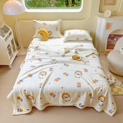 沐慕 2023新款毛毯 萌萌鸭