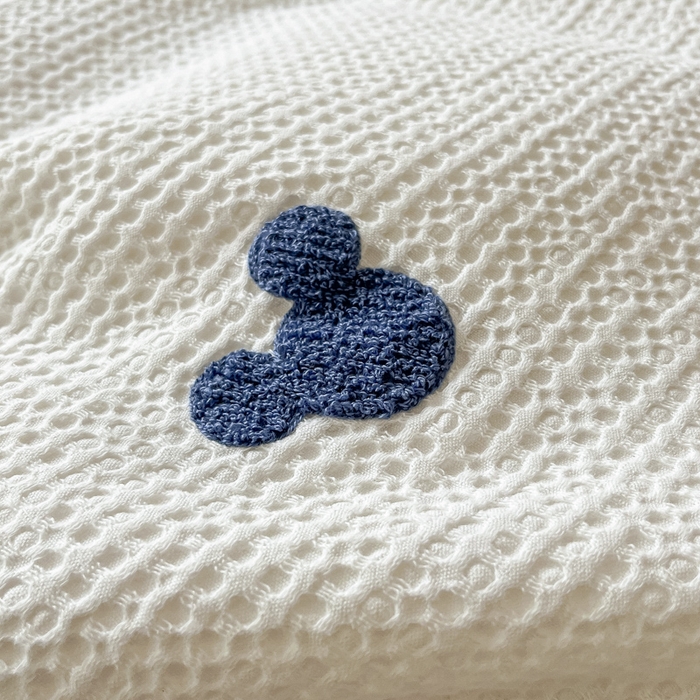 91家纺网 家纺一手货源 找家纺 （总）慕尚2025华夫格全棉米奇毛巾绣四件套