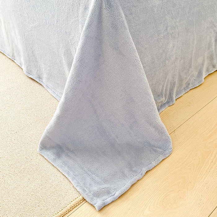 91家纺网 家纺一手货源 找家纺 桃子 2023新款ins小清新韩系卡通少女心奶油兔子加厚牛奶绒系列四件套-第一批 绒-花田兔