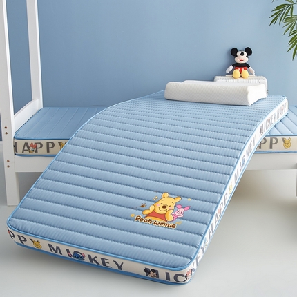 2024新款迪士尼系列乳胶立体床垫 单人床 蓝-小熊维尼