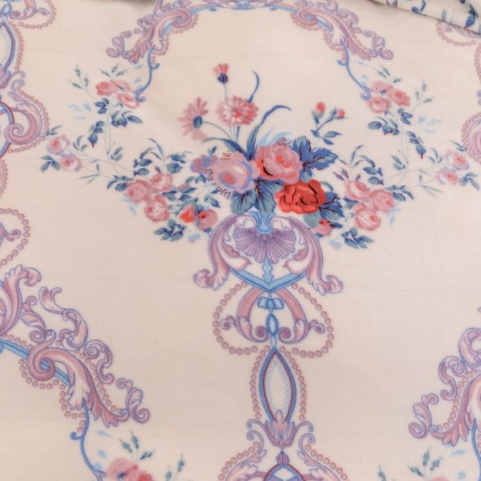 91家纺网 家纺一手货源 找家纺 首选 2023新款韩版花边牛奶绒四件套 巴黎恋人-白