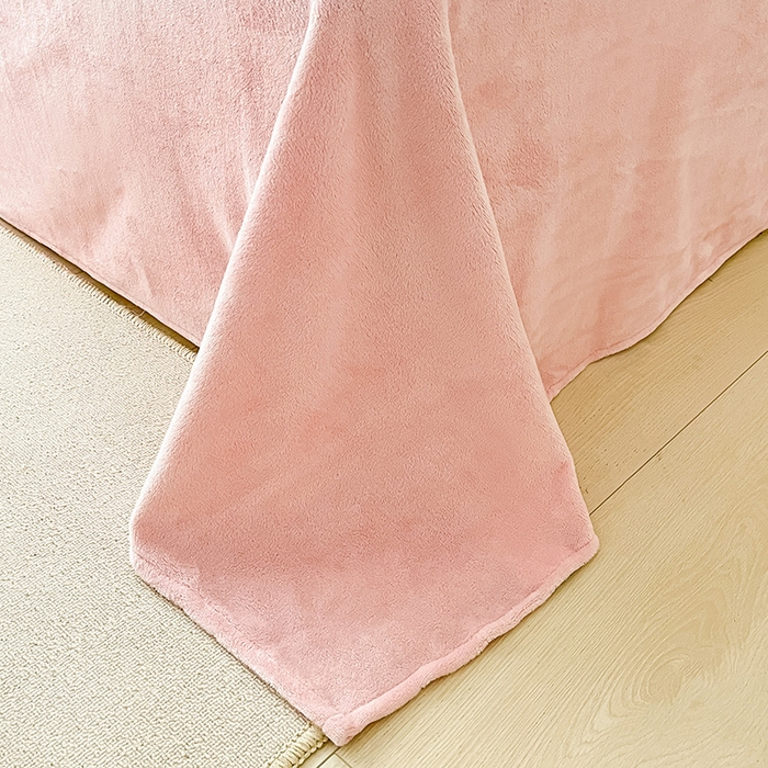 91家纺网 家纺一手货源 找家纺 桃子 2023新款ins小清新韩系卡通少女心奶油兔子加厚牛奶绒系列四件套-第一批 绒-菲丽