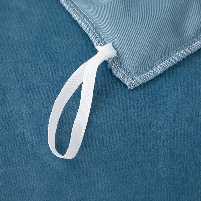 91家纺网 家纺一手货源 找家纺 优姿家纺 2024新品8.5斤德芙绒韩版床裙绣花保暖四件套 绽放宝石兰