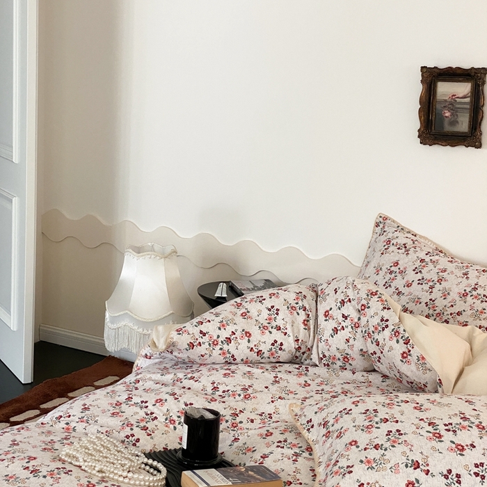 91家纺网 家纺一手货源 找家纺 旷野 2023秋冬磨毛碎花四件套 繁花