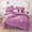 91家纺网 家纺一手货源 找家纺 优姿家纺 2024新品8.5斤德芙绒韩版床裙绣花保暖四件套 绽放紫色
