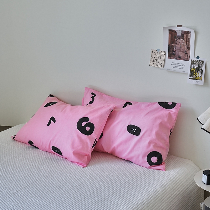 91家纺网 家纺一手货源 找家纺 窝米2023新品13370全棉印花单品系列枕套