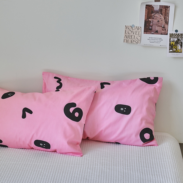 91家纺网 家纺一手货源 找家纺 窝米2023新品13370全棉印花单品系列枕套 繁星枕套