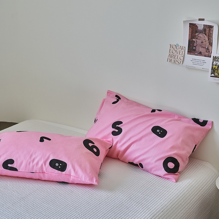 91家纺网 家纺一手货源 找家纺 窝米2023新品13370全棉印花单品系列枕套