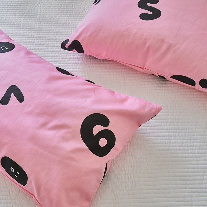 91家纺网 家纺一手货源 找家纺 窝米2023新品13370全棉印花单品系列枕套 繁星枕套