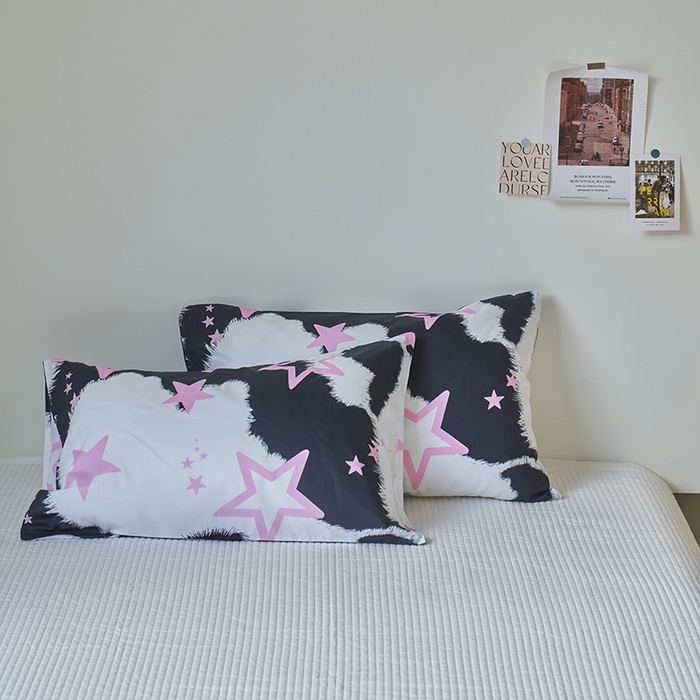 91家纺网 家纺一手货源 找家纺 窝米2023新品13370全棉印花单品系列枕套 光芒枕套