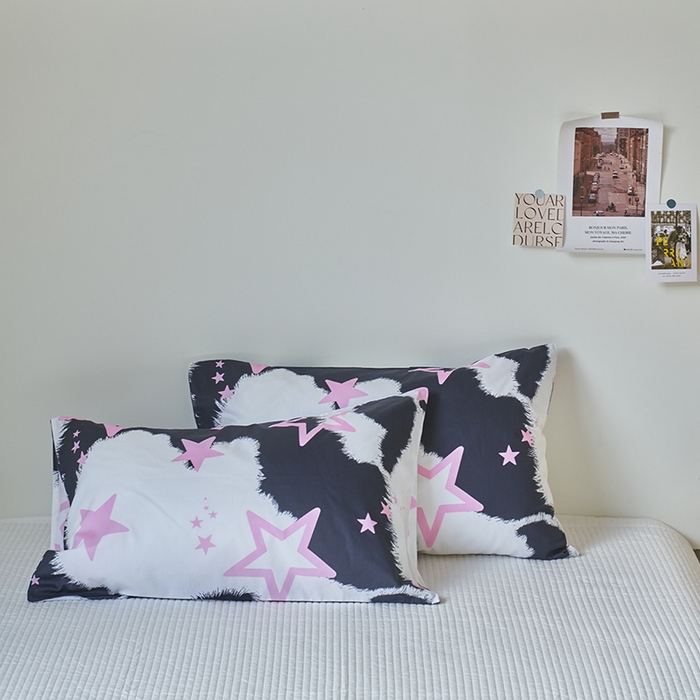 91家纺网 家纺一手货源 找家纺 窝米2023新品13370全棉印花单品系列枕套 光芒枕套