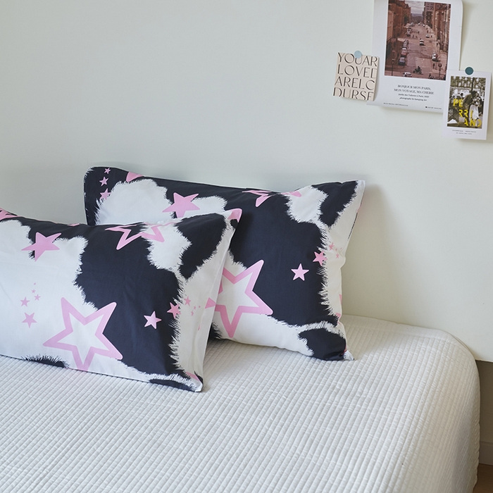 91家纺网 家纺一手货源 找家纺 窝米2023新品13370全棉印花单品系列枕套 光芒枕套