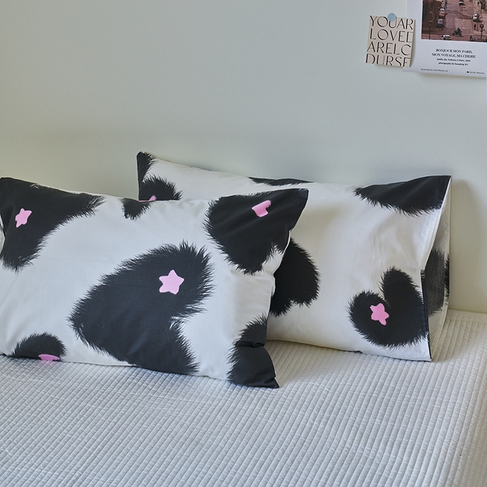 91家纺网 家纺一手货源 找家纺 窝米2023新品13370全棉印花单品系列枕套 沐心枕套