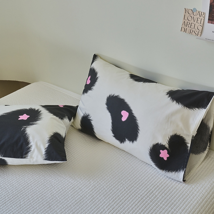 91家纺网 家纺一手货源 找家纺 窝米2023新品13370全棉印花单品系列枕套 沐心枕套