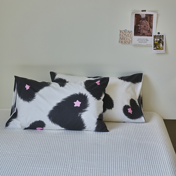 91家纺网 家纺一手货源 找家纺 窝米2023新品13370全棉印花单品系列枕套 沐心枕套