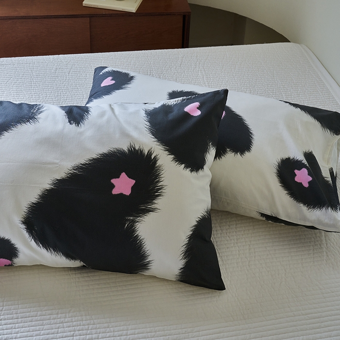 91家纺网 家纺一手货源 找家纺 窝米2023新品13370全棉印花单品系列枕套 沐心枕套