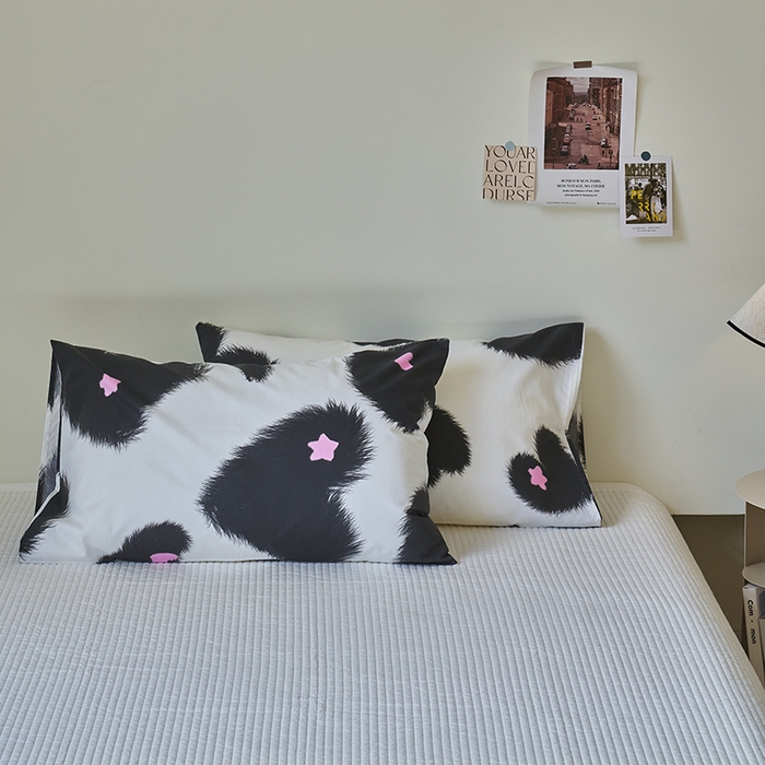 91家纺网 家纺一手货源 找家纺 窝米2023新品13370全棉印花单品系列枕套 沐心枕套