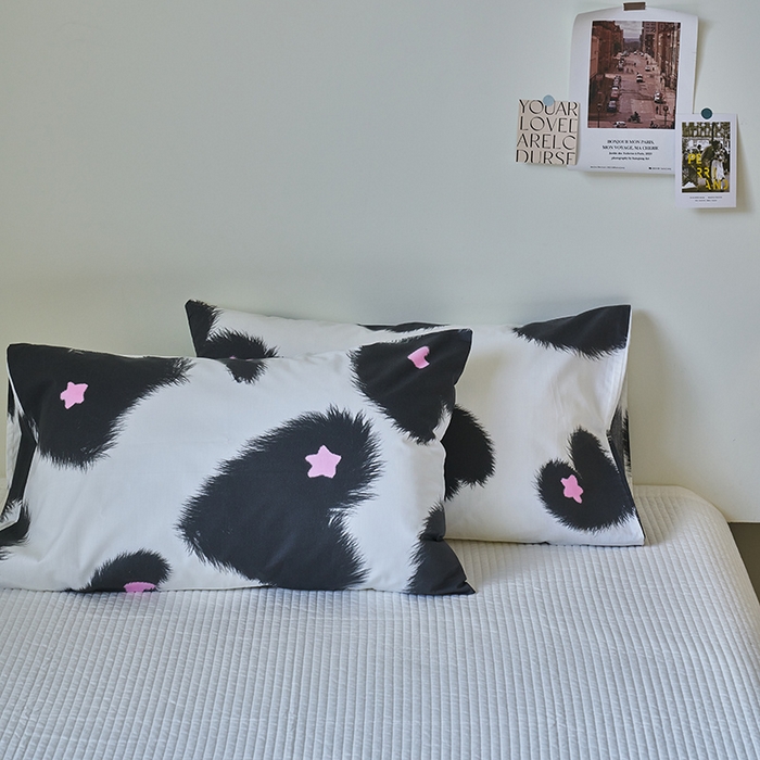 91家纺网 家纺一手货源 找家纺 窝米2023新品13370全棉印花单品系列枕套 沐心枕套