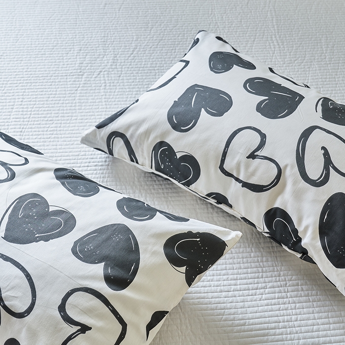 91家纺网 家纺一手货源 找家纺 窝米2023新品13370全棉印花单品系列枕套 最爱枕套