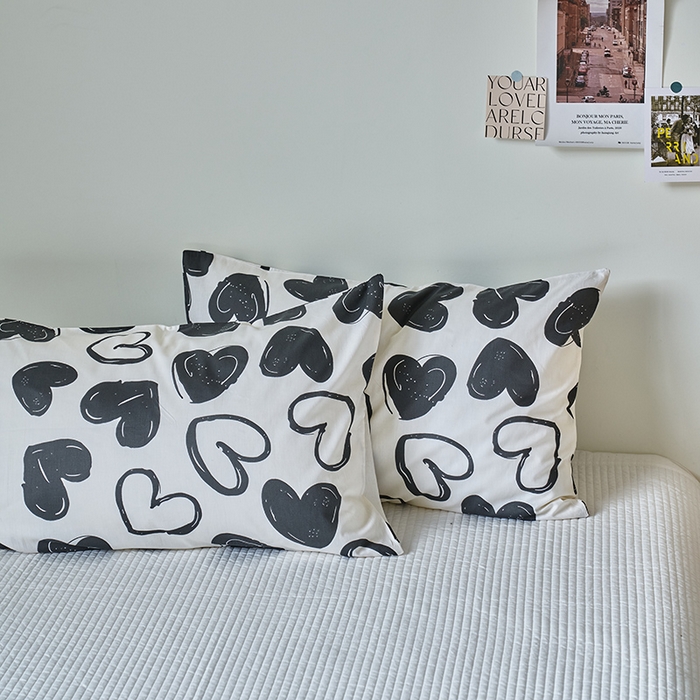 91家纺网 家纺一手货源 找家纺 窝米2023新品13370全棉印花单品系列枕套 最爱枕套