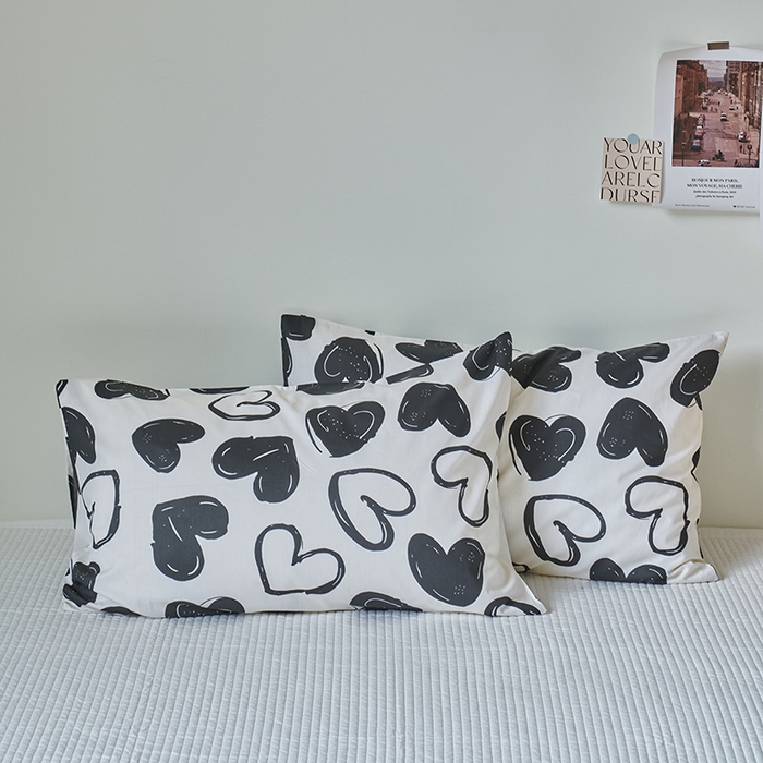 91家纺网 家纺一手货源 找家纺 窝米2023新品13370全棉印花单品系列枕套 最爱枕套