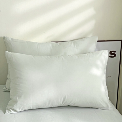 91家纺网 家纺一手货源 找家纺 六巷胡同 2023新款32支全棉纯色水洗棉单枕套 薄荷绿