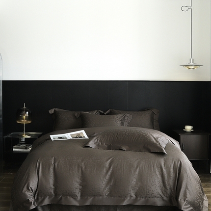 91家纺网 家纺一手货源 找家纺 （总）【DM】2023新款100支澳棉提花（叶问系列）四件套